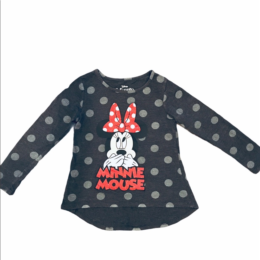 Minnie Mouse long sleeve shirt. Size 6-6x